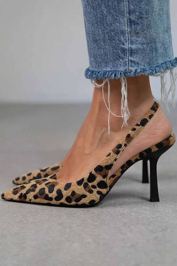 Leonora | Elegant leopardmønstret mokkasiner