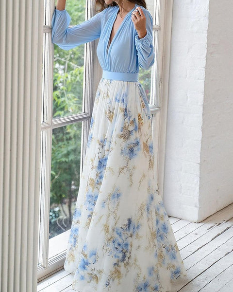 Vi™ - Blomstrende Elegant Kjole