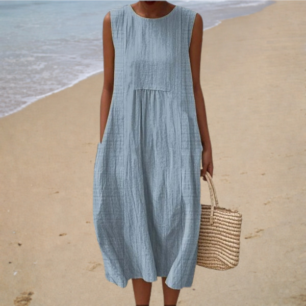 Noémie | Minimalistisk Midi Kjole