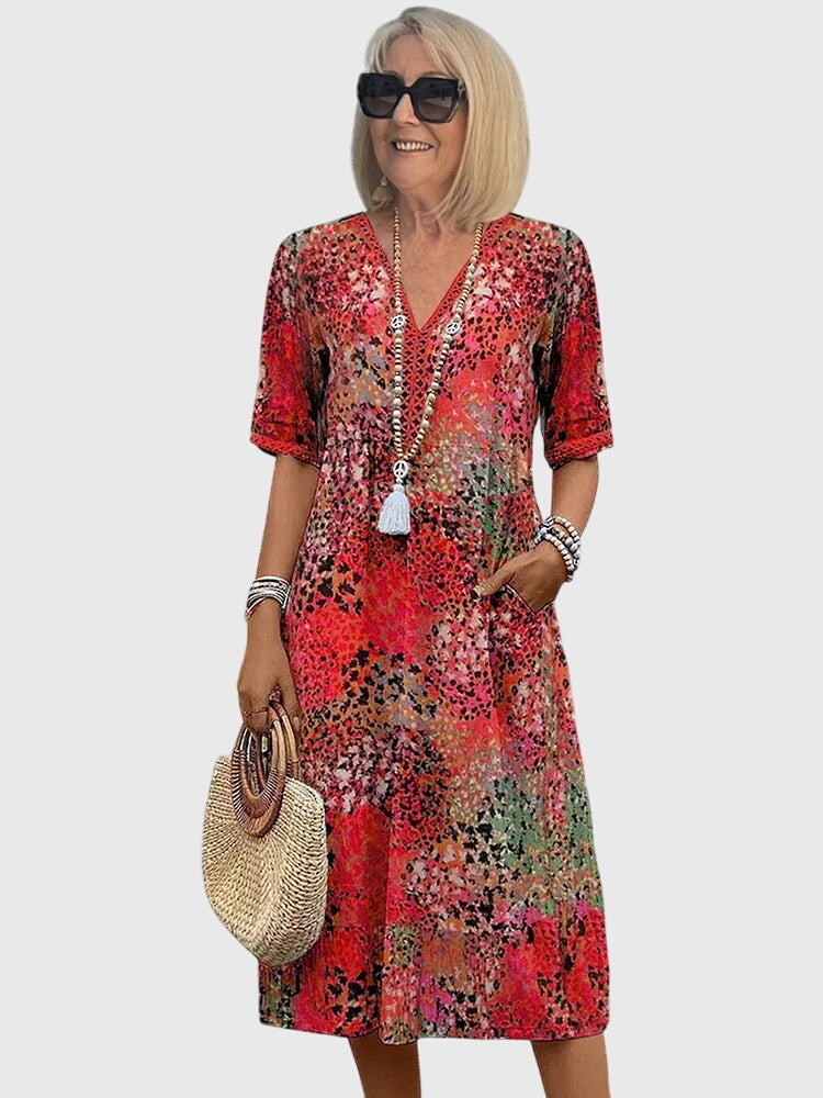 Bella | Blomster elegance midi