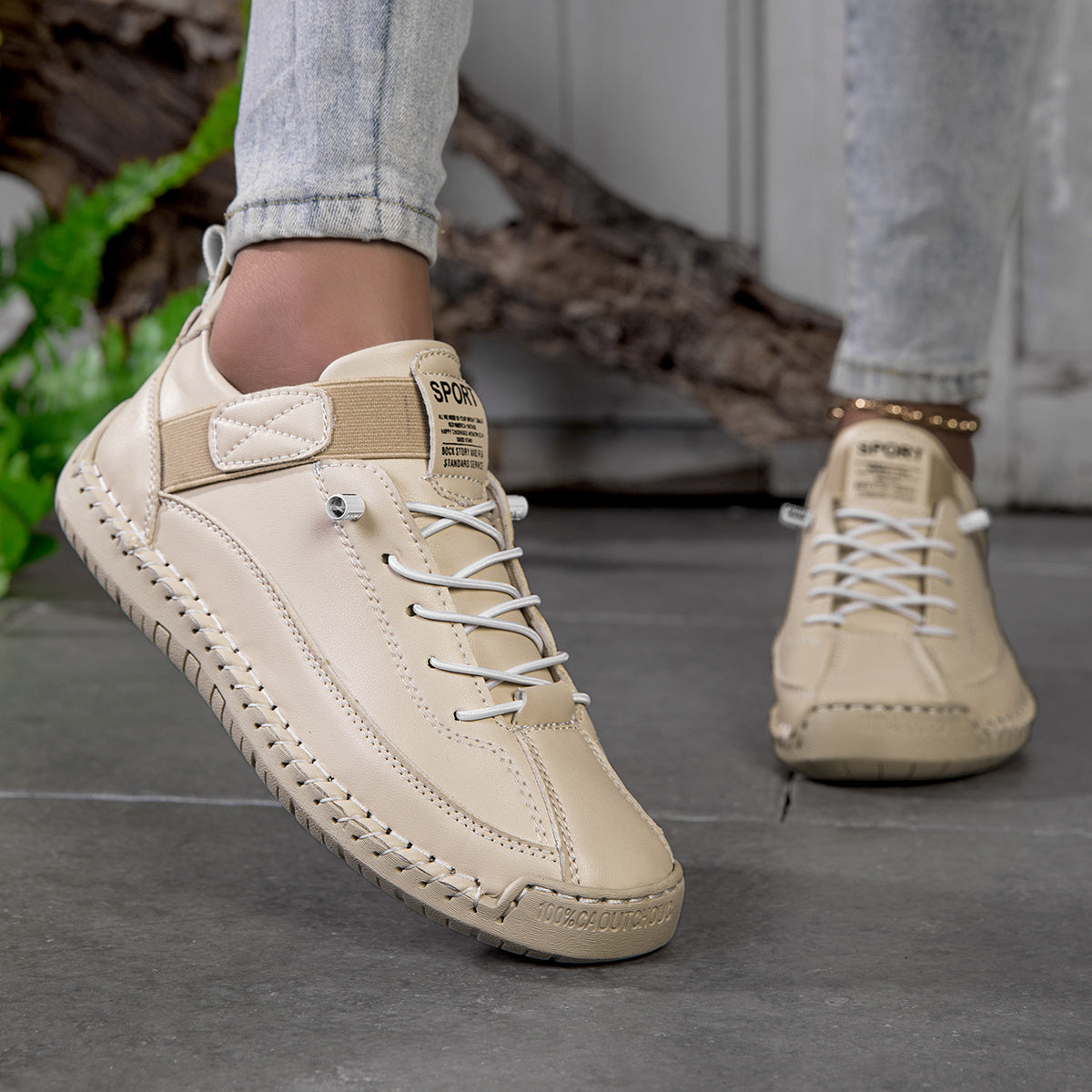 Mia – Komfortable & Smertefri Orthopædiske Sneakers