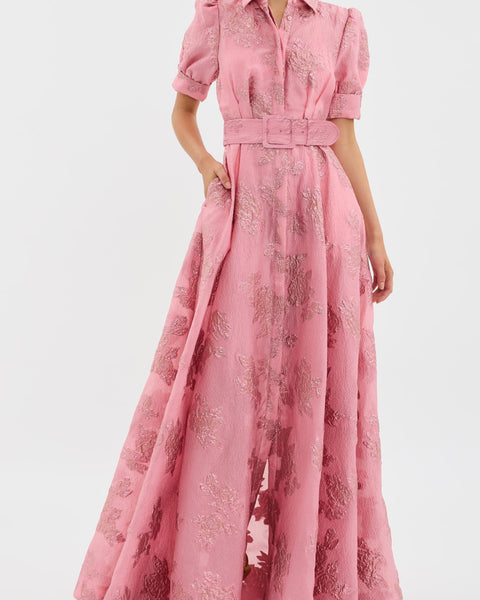 Lotte™ - Taljeret Elegant Blomsterkjole