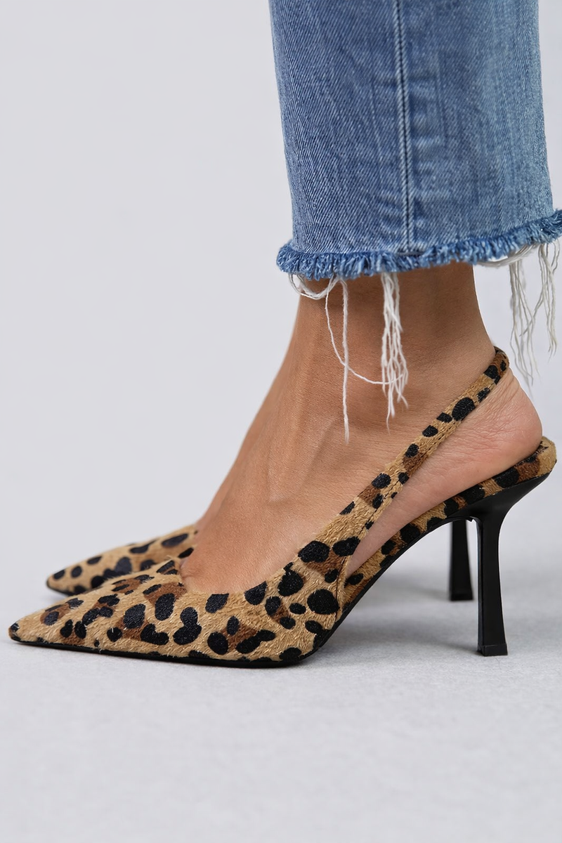 Leonora | Elegant leopardmønstret mokkasiner