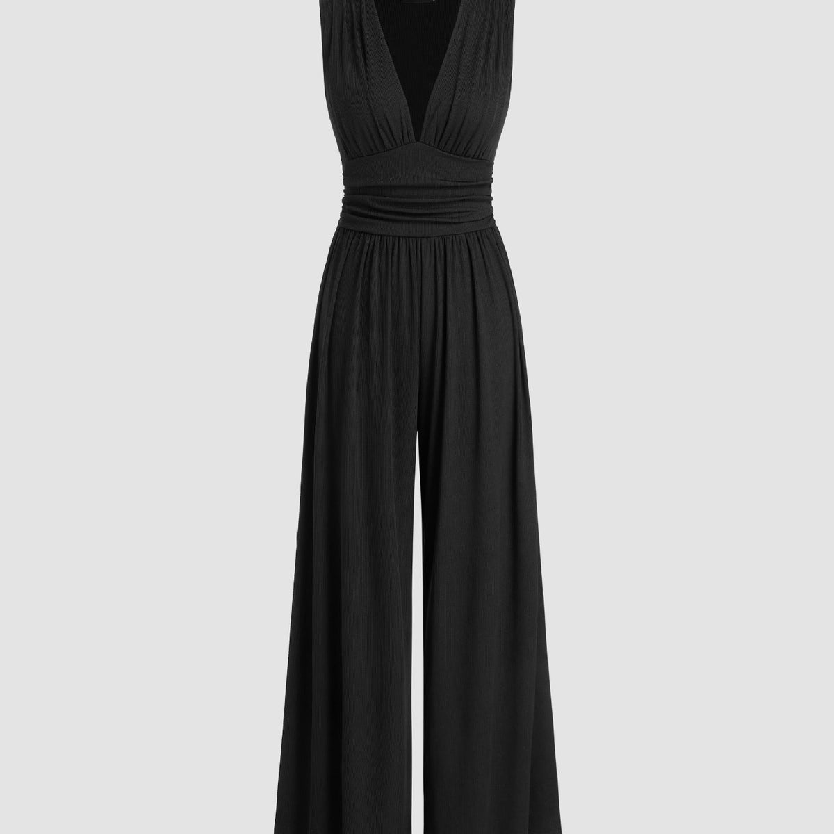CHARITY – Smuk ærmeløs jumpsuit med vide ben