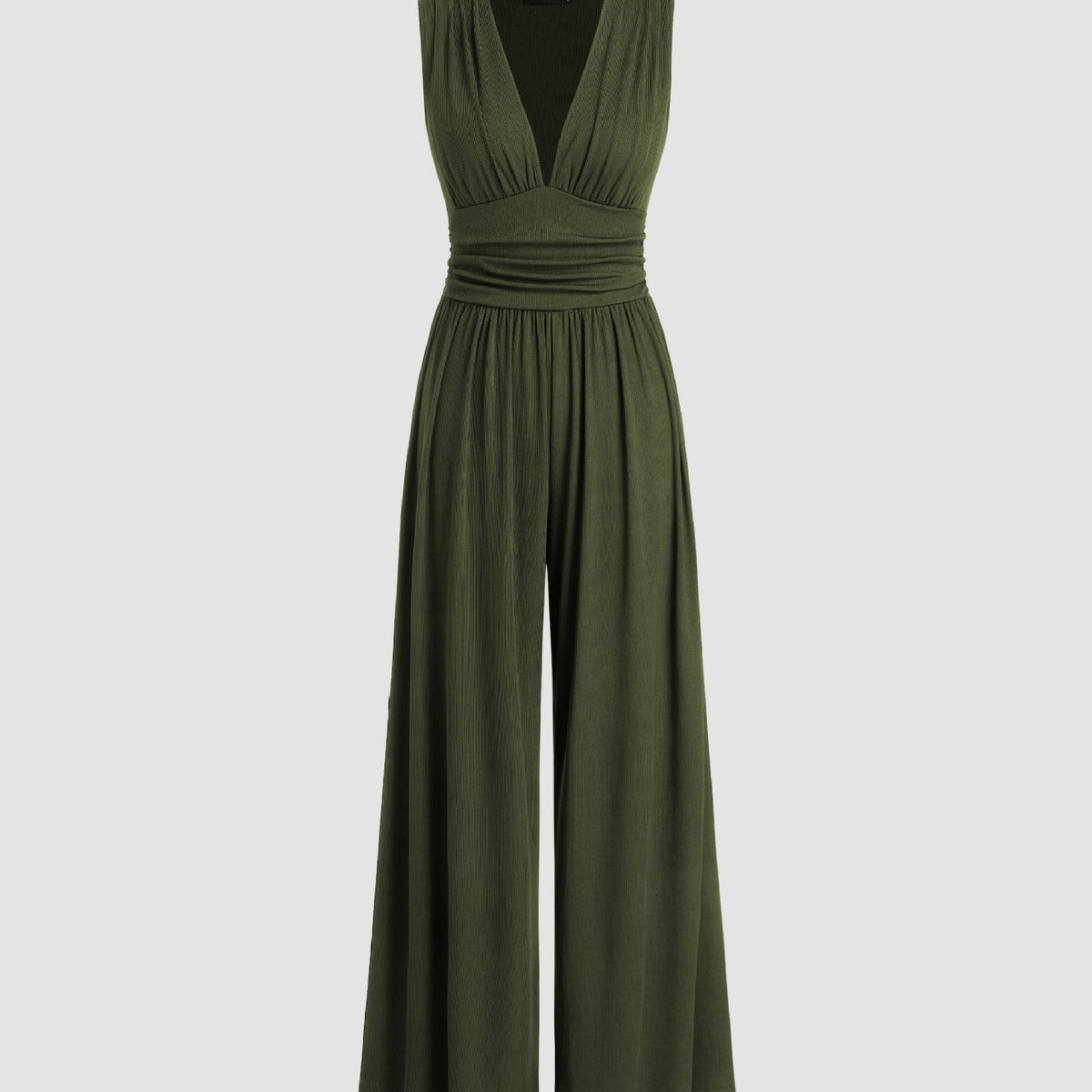 CHARITY – Smuk ærmeløs jumpsuit med vide ben