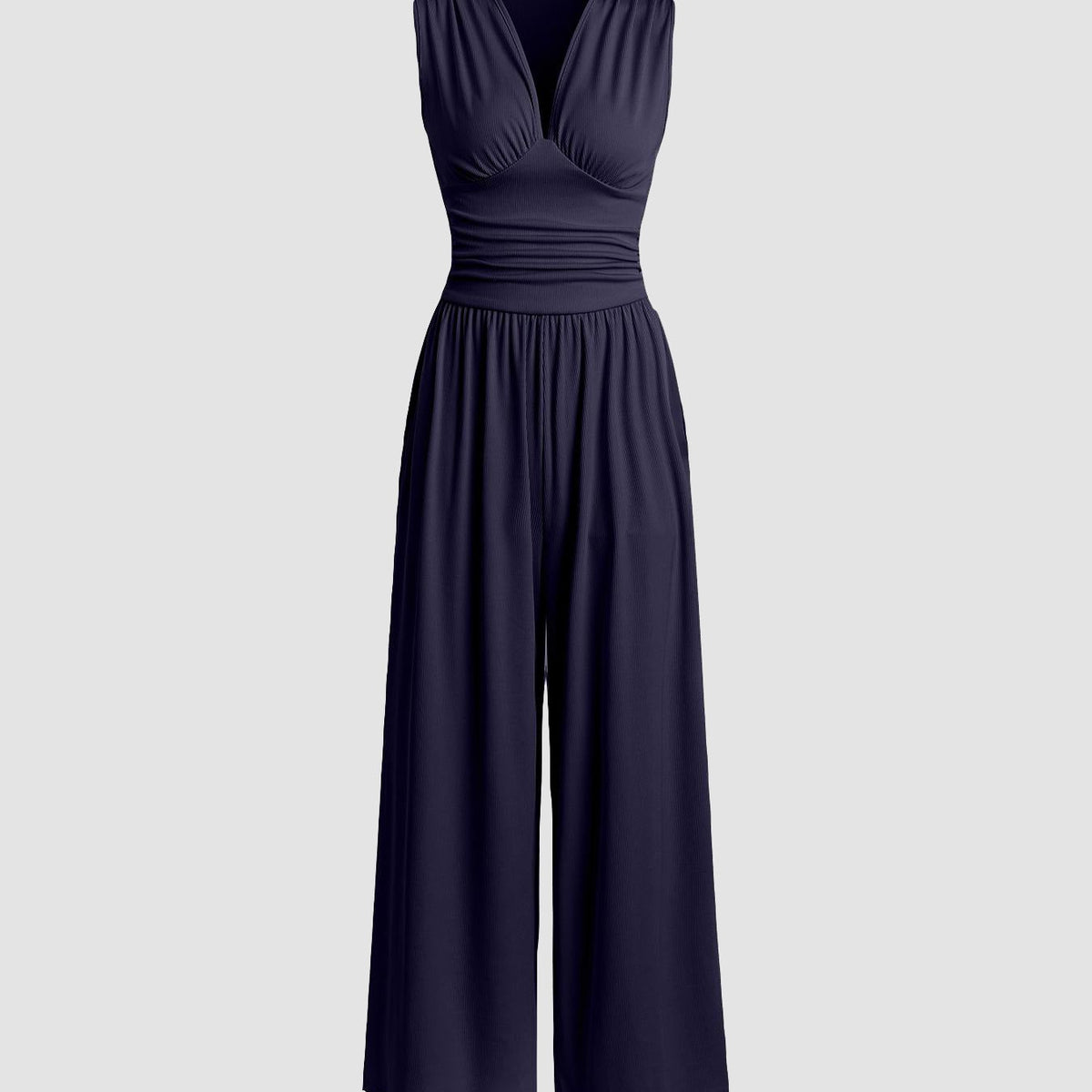 CHARITY – Smuk ærmeløs jumpsuit med vide ben