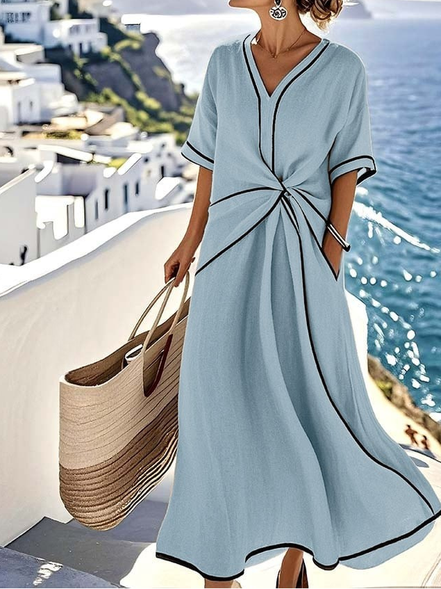 Moria™ - Elegant kjole med flatterende talje og festlig chic