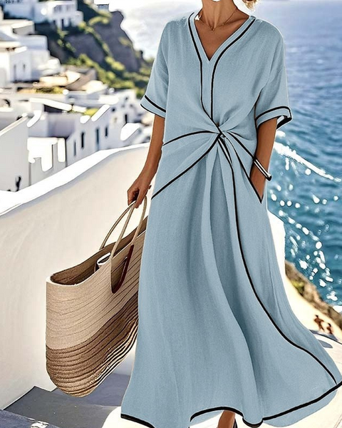 Moria™ - Elegant kjole med flatterende talje og festlig chic