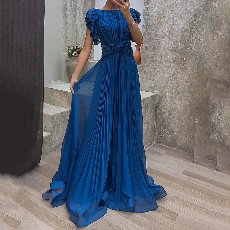 Mud™ - Elegant Plisseret Aftenkjole