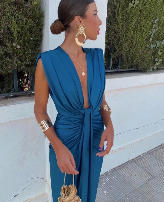 Sterre™ - Elegante Plisseret Kjole