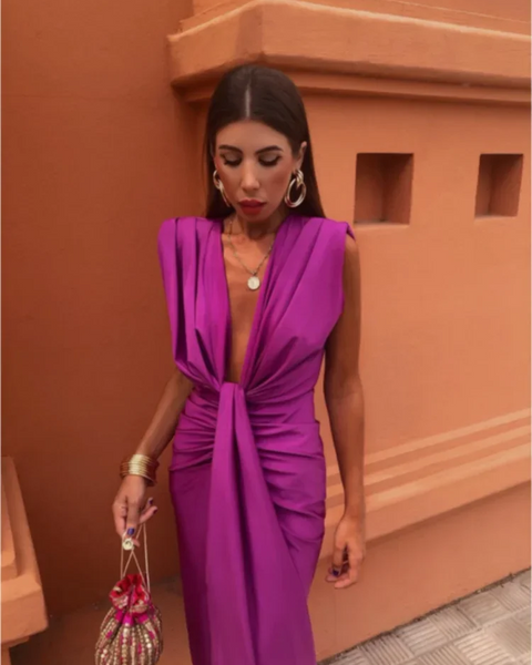 Sterre™ - Elegante Plisseret Kjole
