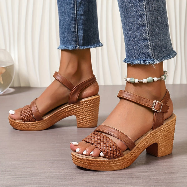 Aira | Flettede Sandaler
