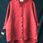 Lily - Let Bluse med Volanger