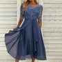 Puck™ - Elegant Midi-Kjole i Blonde