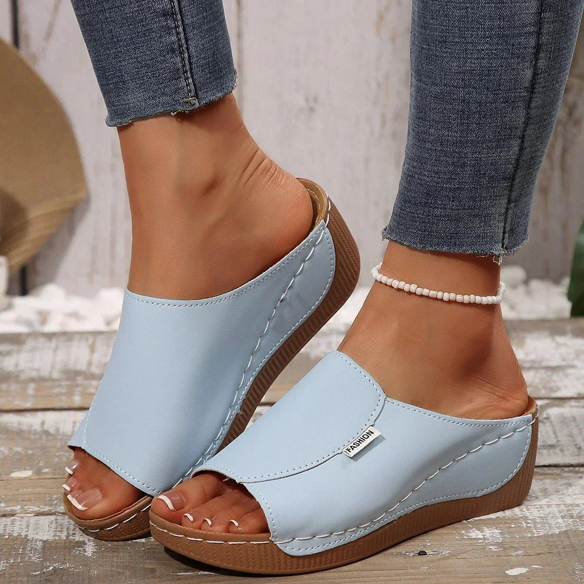 Elvoria | Slip-On Sandaler