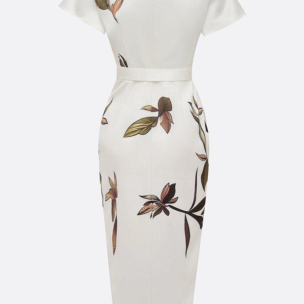 Elin™ - Elegant Wickelkjole med Blomsterprint
