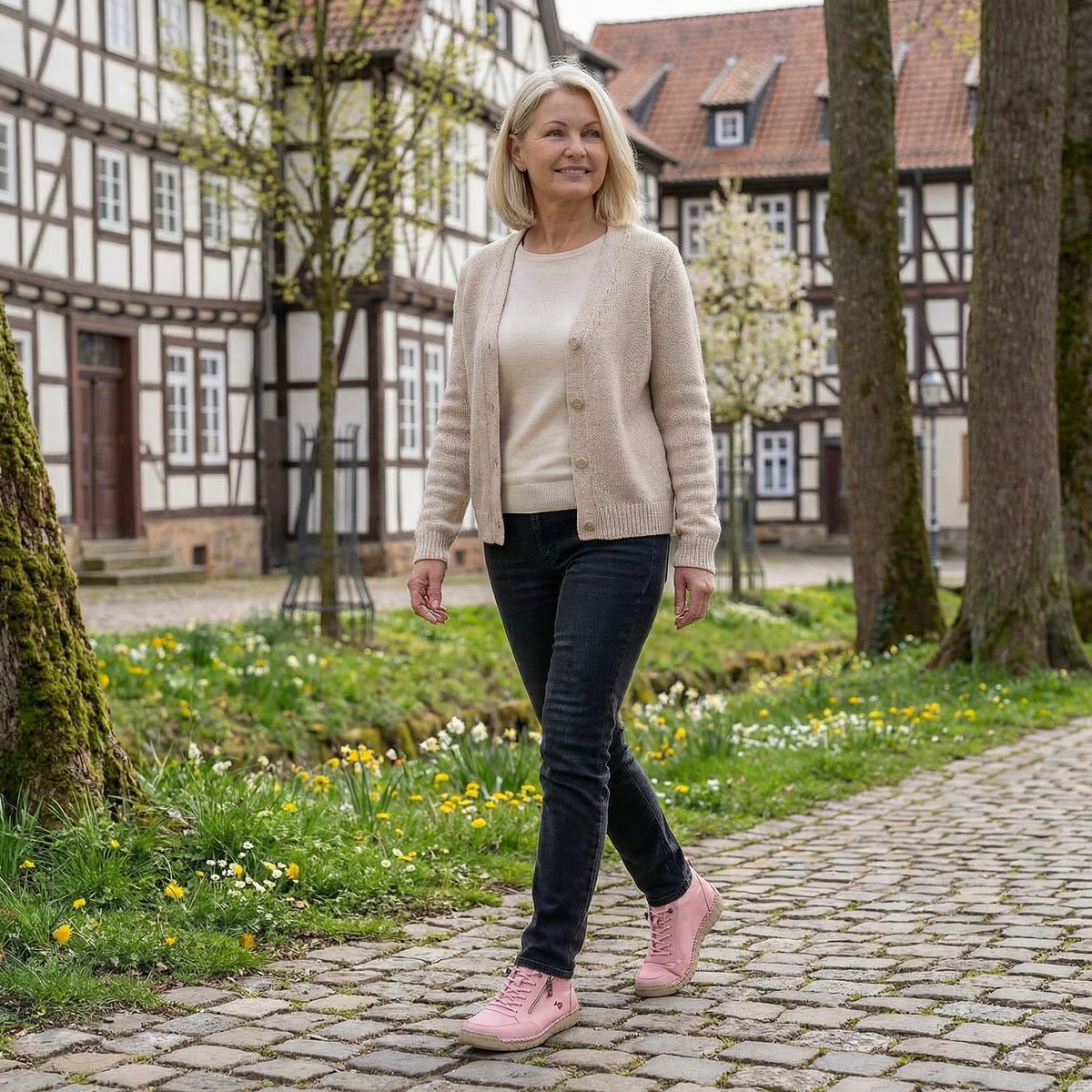 Mila – Komfortable ortopædiske Sneakers + Lynlås
