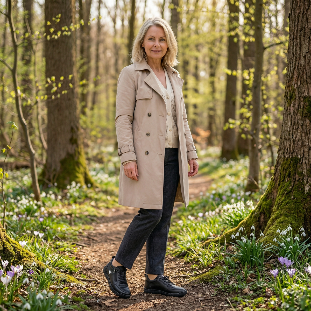 Mila – Komfortable ortopædiske Sneakers + Lynlås