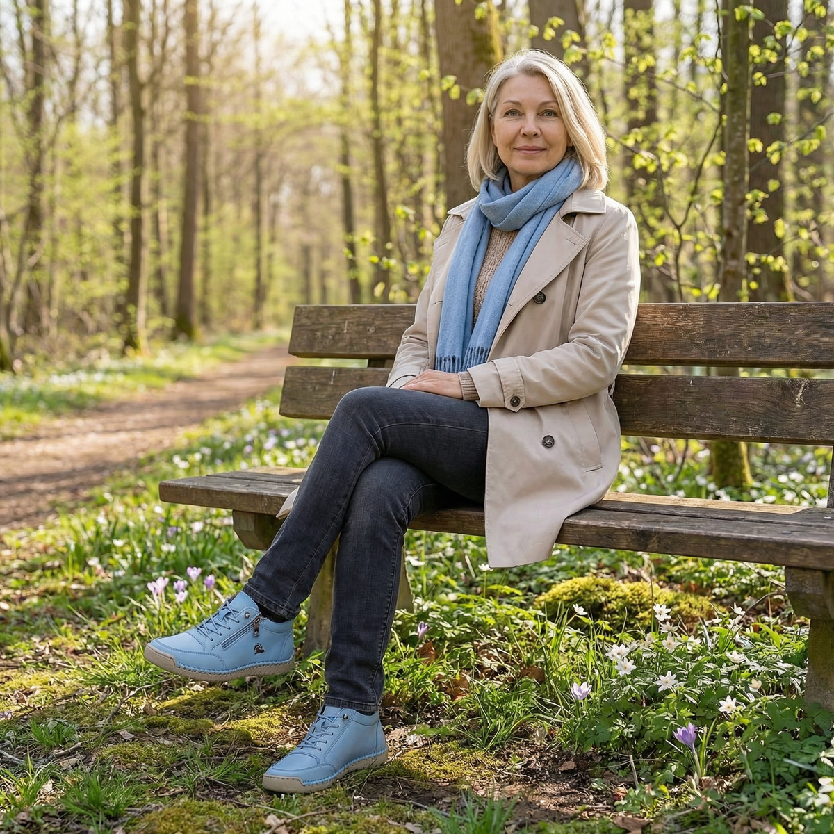 Mila – Komfortable ortopædiske Sneakers + Lynlås