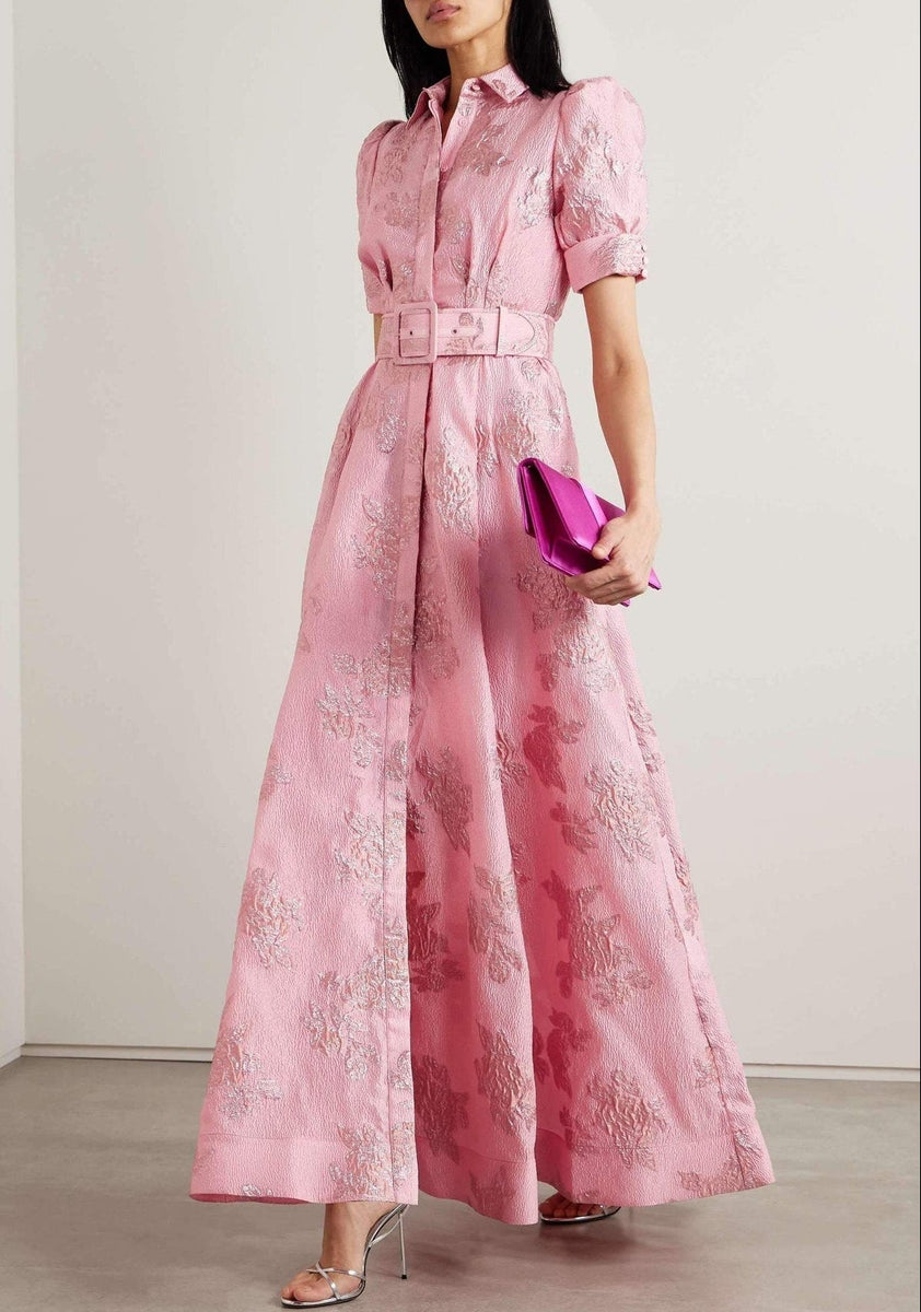Lotte™ - Taljeret Elegant Blomsterkjole