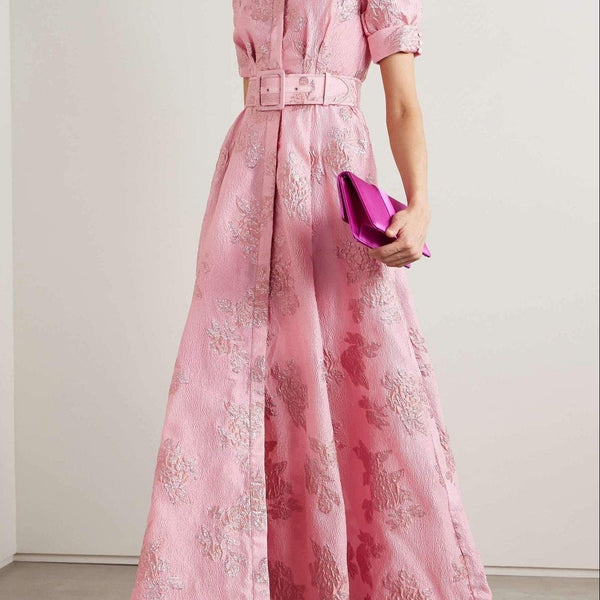 Lotte™ - Taljeret Elegant Blomsterkjole