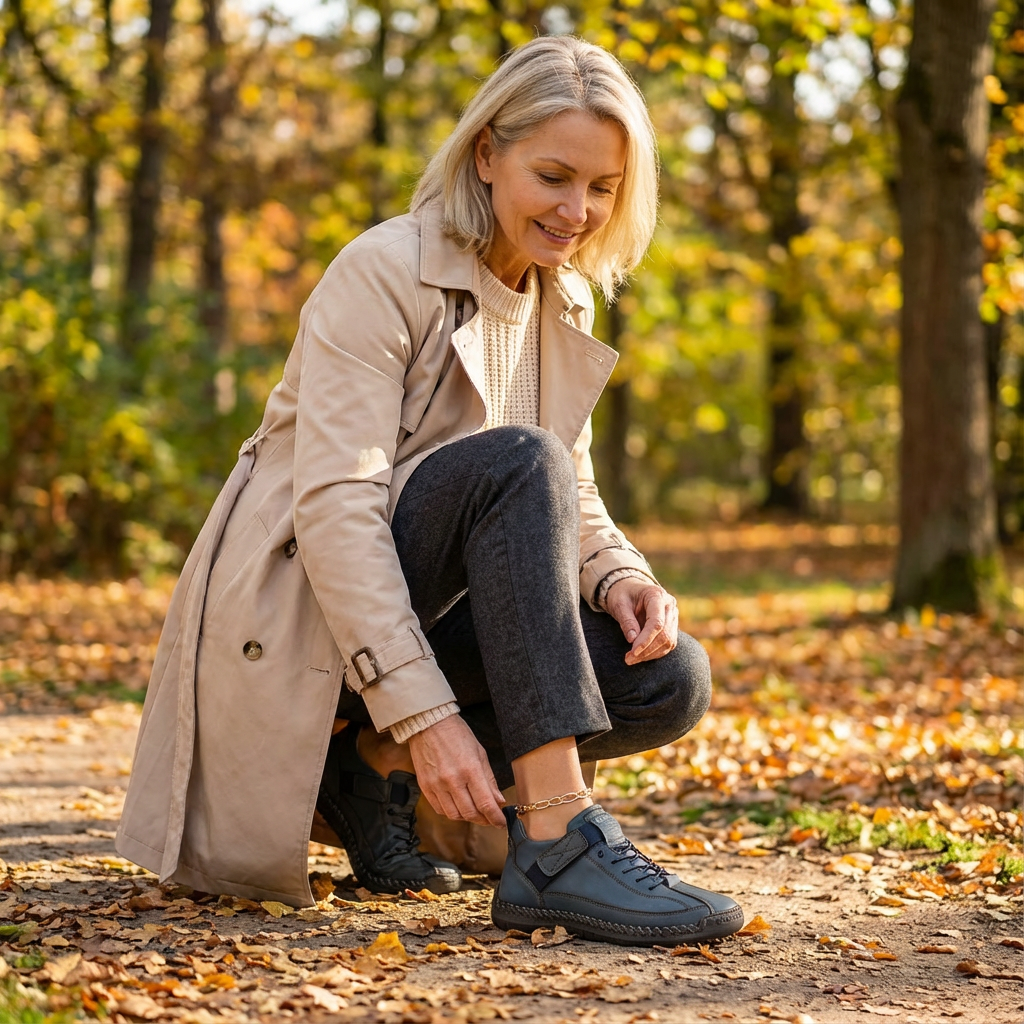 Mia – Komfortable & Smertefri Orthopædiske Sneakers