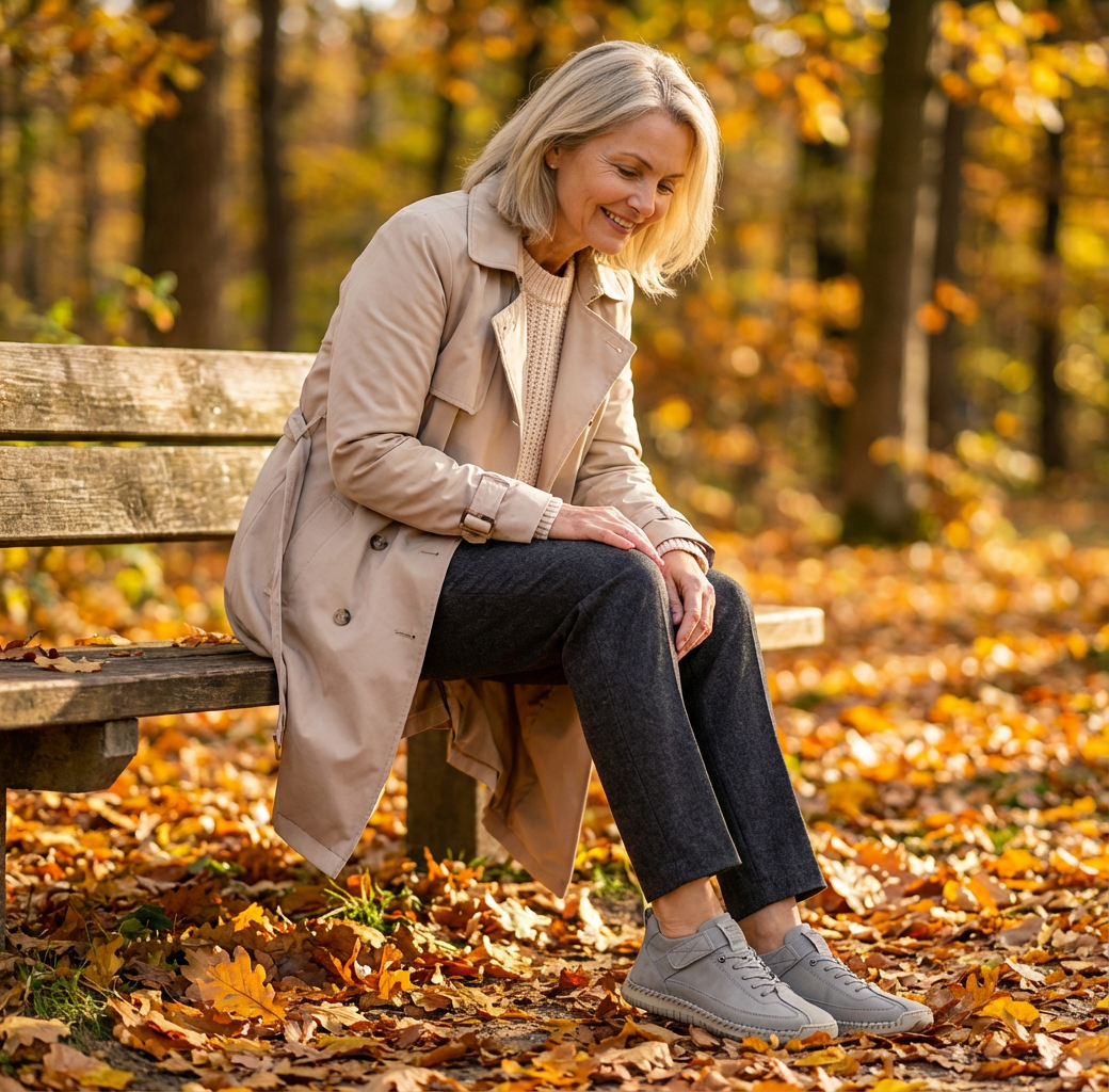 Mia – Komfortable & Smertefri Orthopædiske Sneakers
