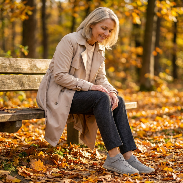 Mia – Komfortable & Smertefri Orthopædiske Sneakers