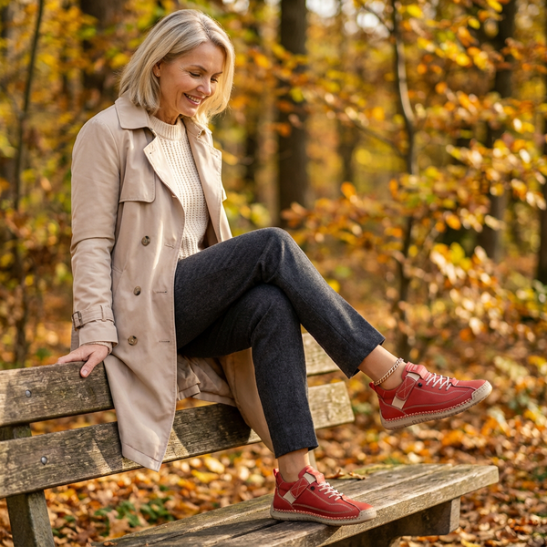 Mia – Komfortable & Smertefri Orthopædiske Sneakers
