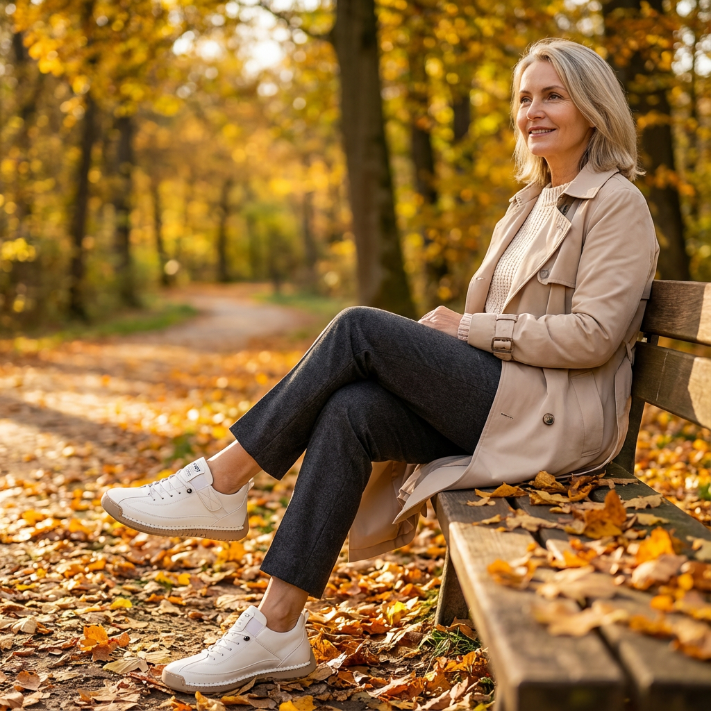 Mia – Komfortable & Smertefri Orthopædiske Sneakers
