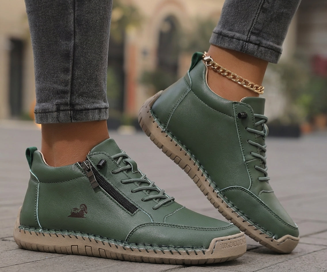 Mila – Komfortable ortopædiske Sneakers + Lynlås